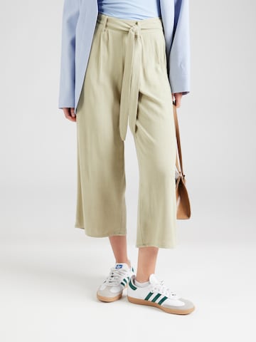 Hailys Wide leg Pleat-front trousers 'Ci44ra' in Green: front