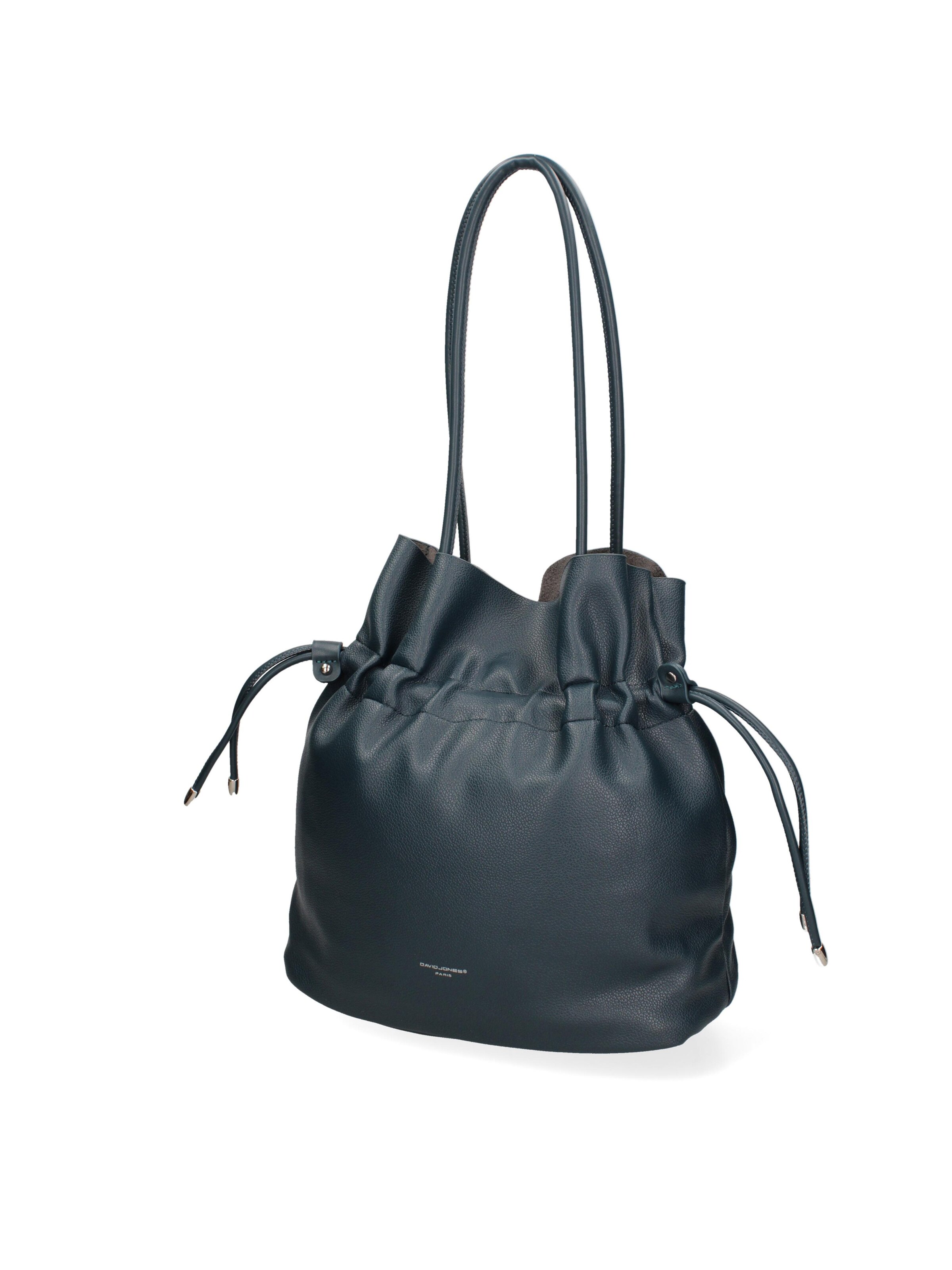 Borsa a spalla 'Borsa a Spalla Donna David Jones PVC con Zip e Manici Resina' di David Jones in blu