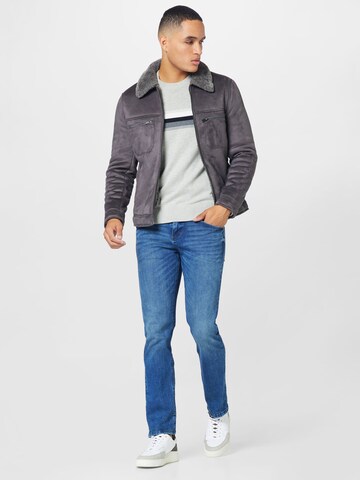 River Island Jacke 'BORG' in Grau