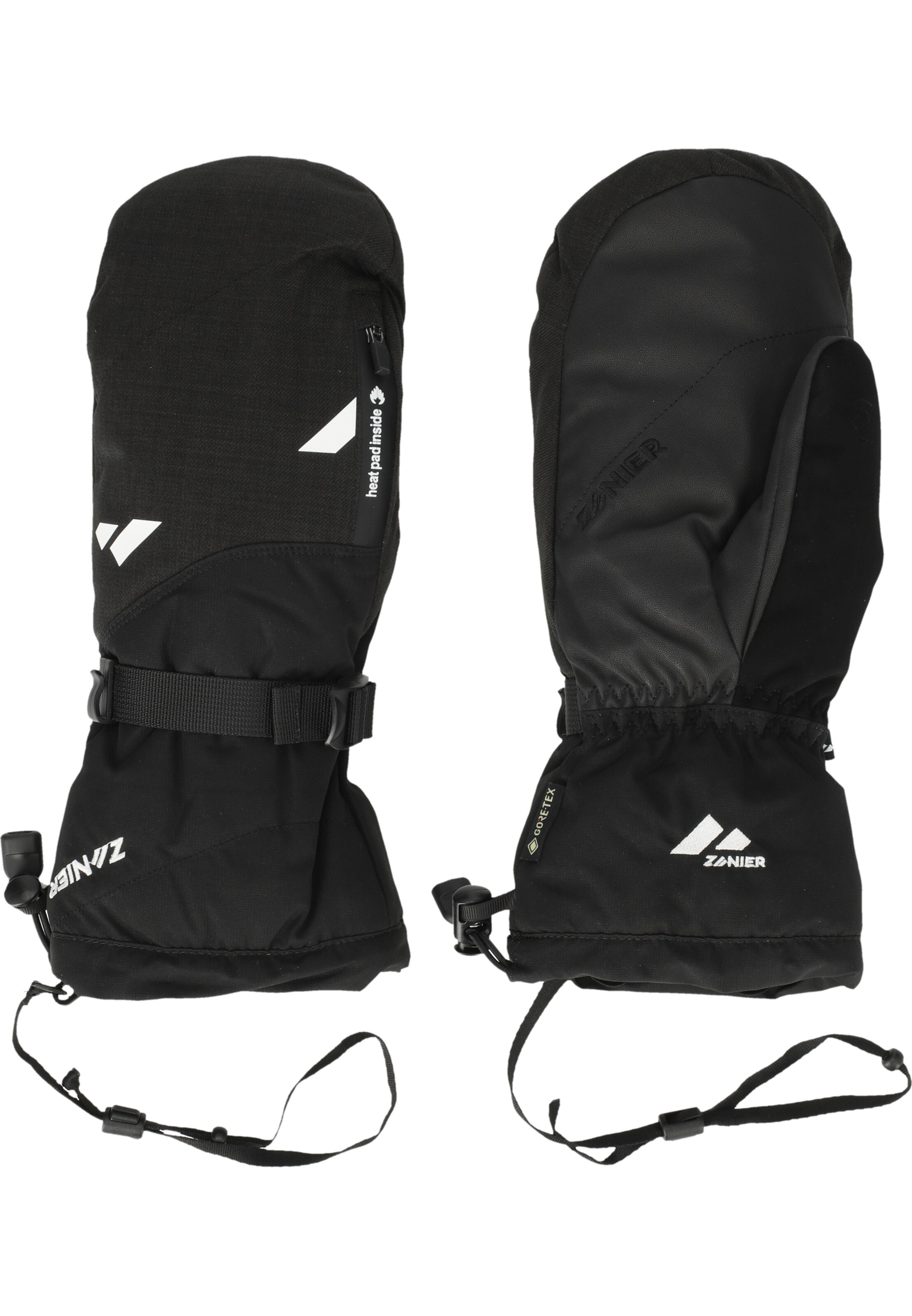 Zanier Mittens 'Ride GTX' in Black: front