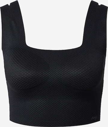 SLOGGI Bustier BH 'ZERO Feel Flow' i svart: forside