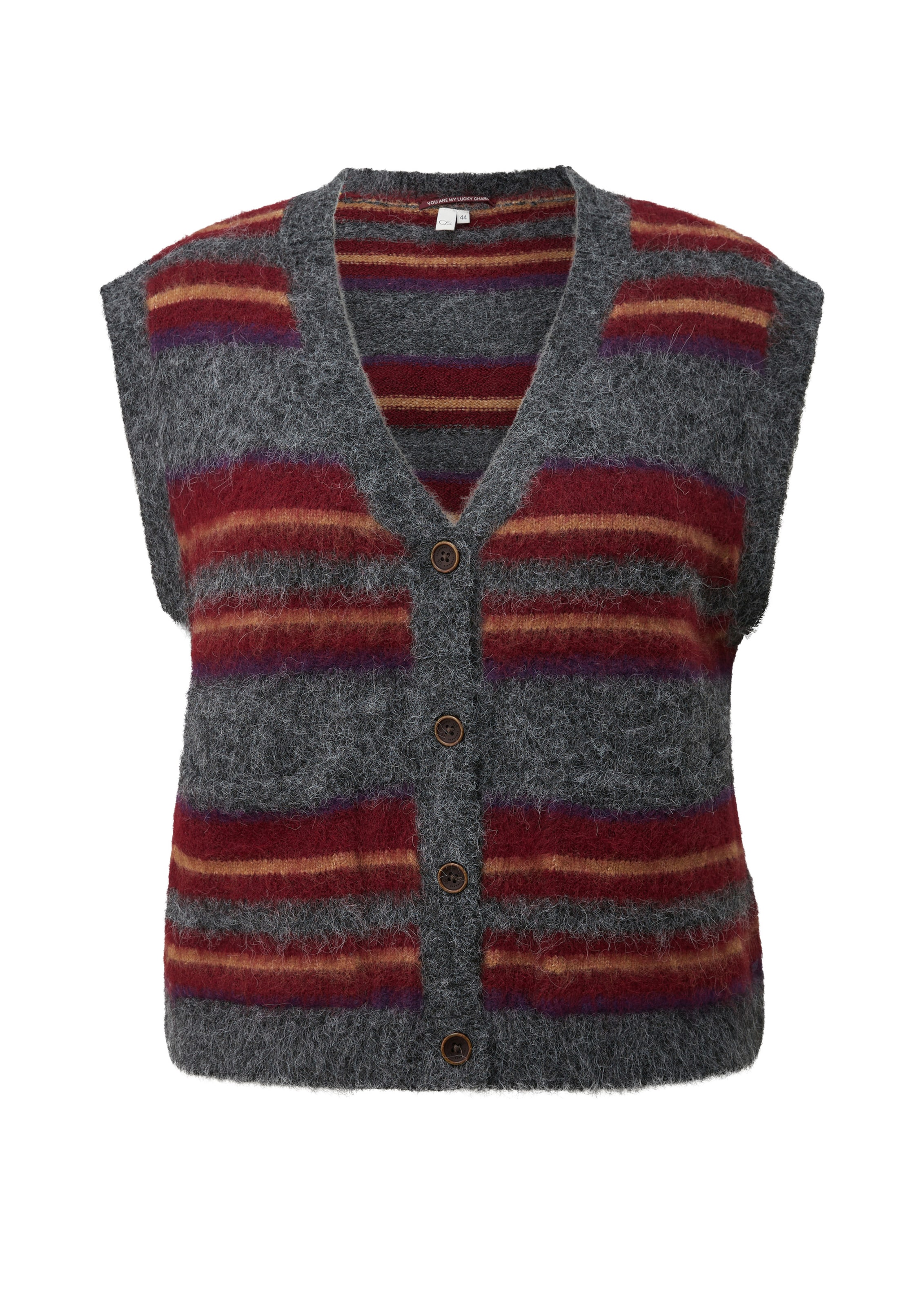 Gilet QS en mélange de couleurs : devant