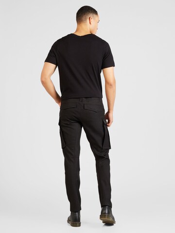 Effilé Pantalon cargo G-Star RAW en noir