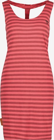 Alife and Kickin Dress in Pink: front