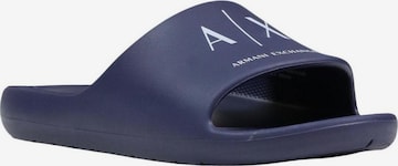 Slipper 'XM002744 AF23456' di ARMANI EXCHANGE in blu: frontale