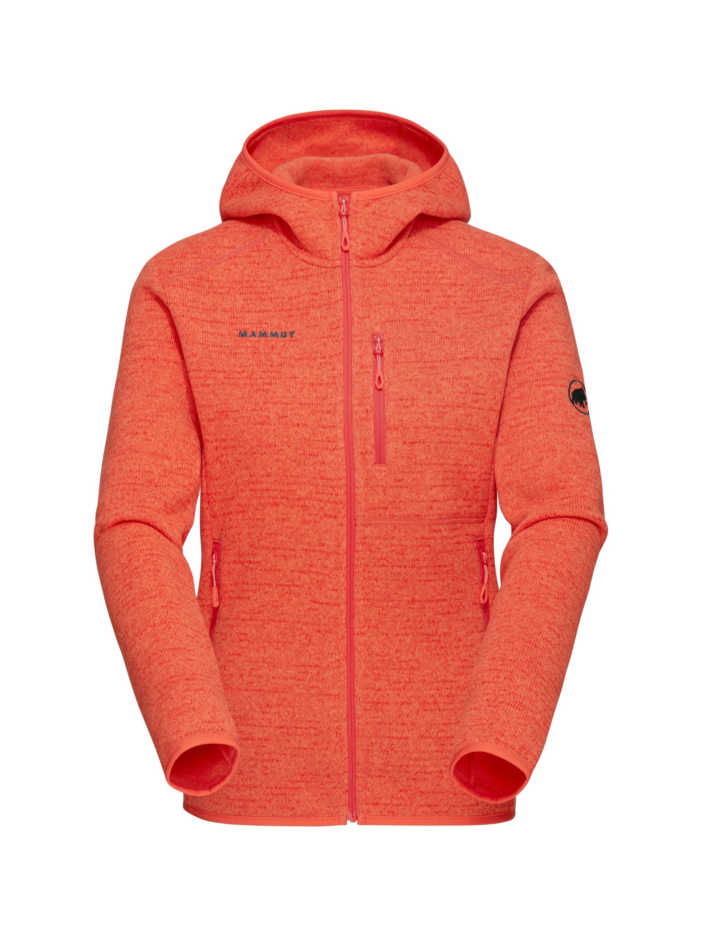 MAMMUT Athletic Fleece Jacket in Orange: front