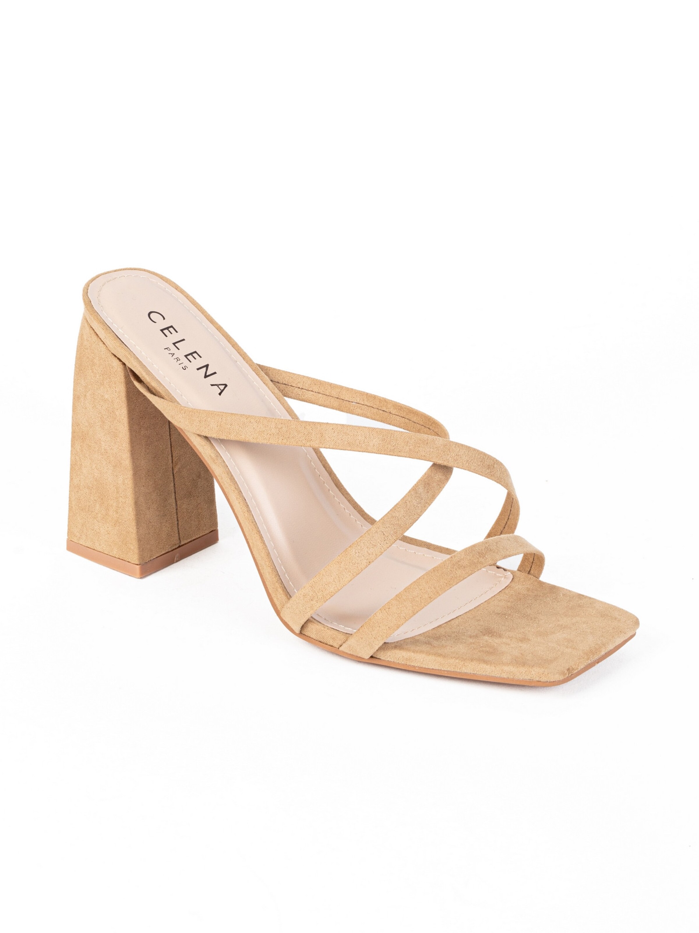 Celena Mules 'Cybill' in Beige