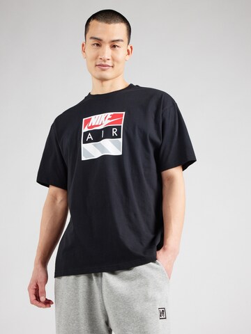 Nike Sportswear Μπλουζάκι 'Air' σε μαύρο: μπροστά