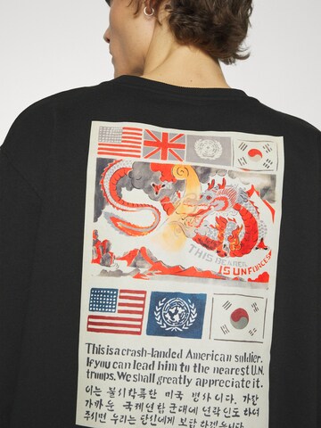 ALPHA INDUSTRIES Sweatshirt in Schwarz