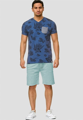 INDICODE JEANS Regular Shorts 'Kelowna' in Blau