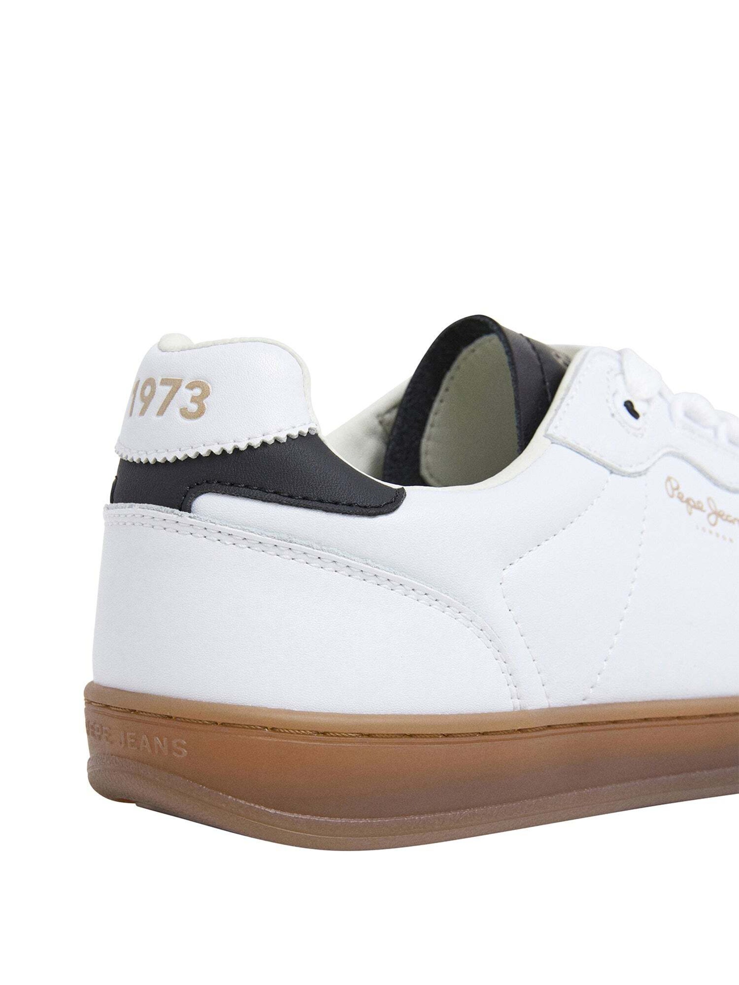 Pepe Jeans Platform trainers 'Ball Class' in White