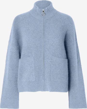 Cardigan SELECTED FEMME en bleu : devant