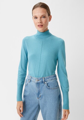 comma casual identity Pullover in Blau: predná strana