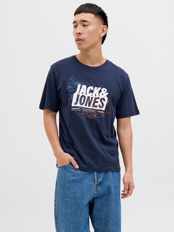 JACK & JONES Shirt in Blue: front
