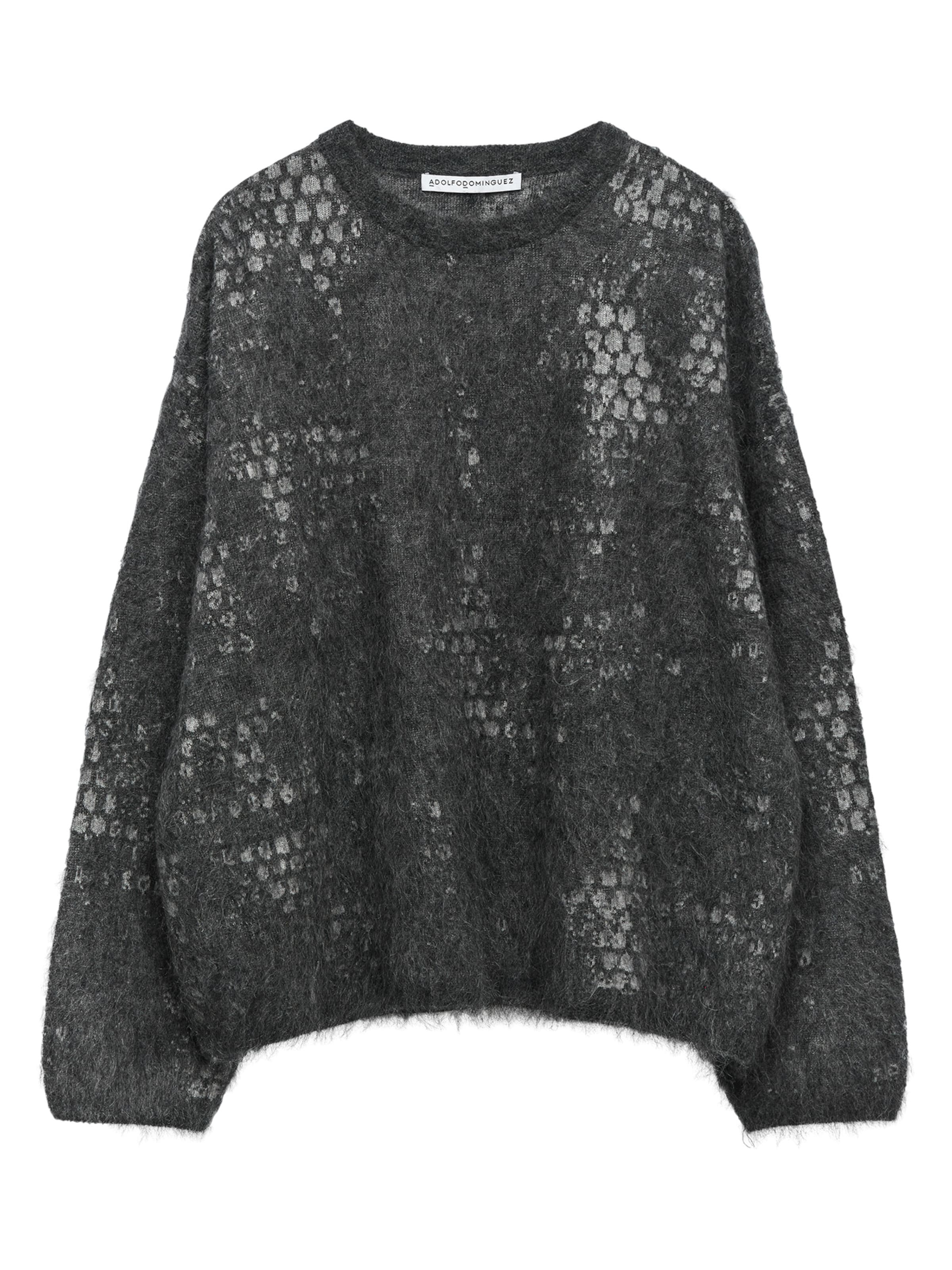 Adolfo Dominguez Пуловер в сиво: отпред