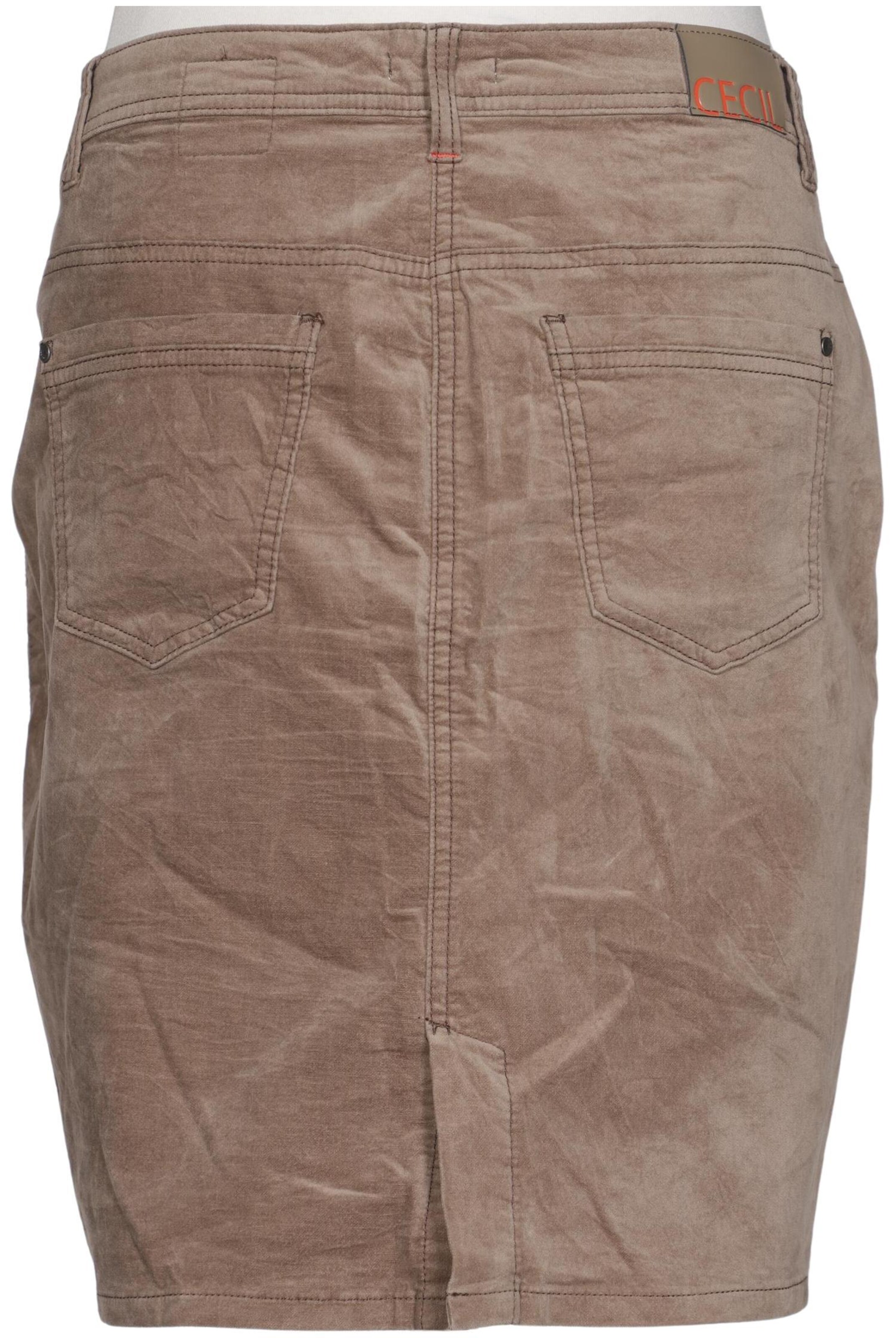 CECIL Skirt in XL in Brown