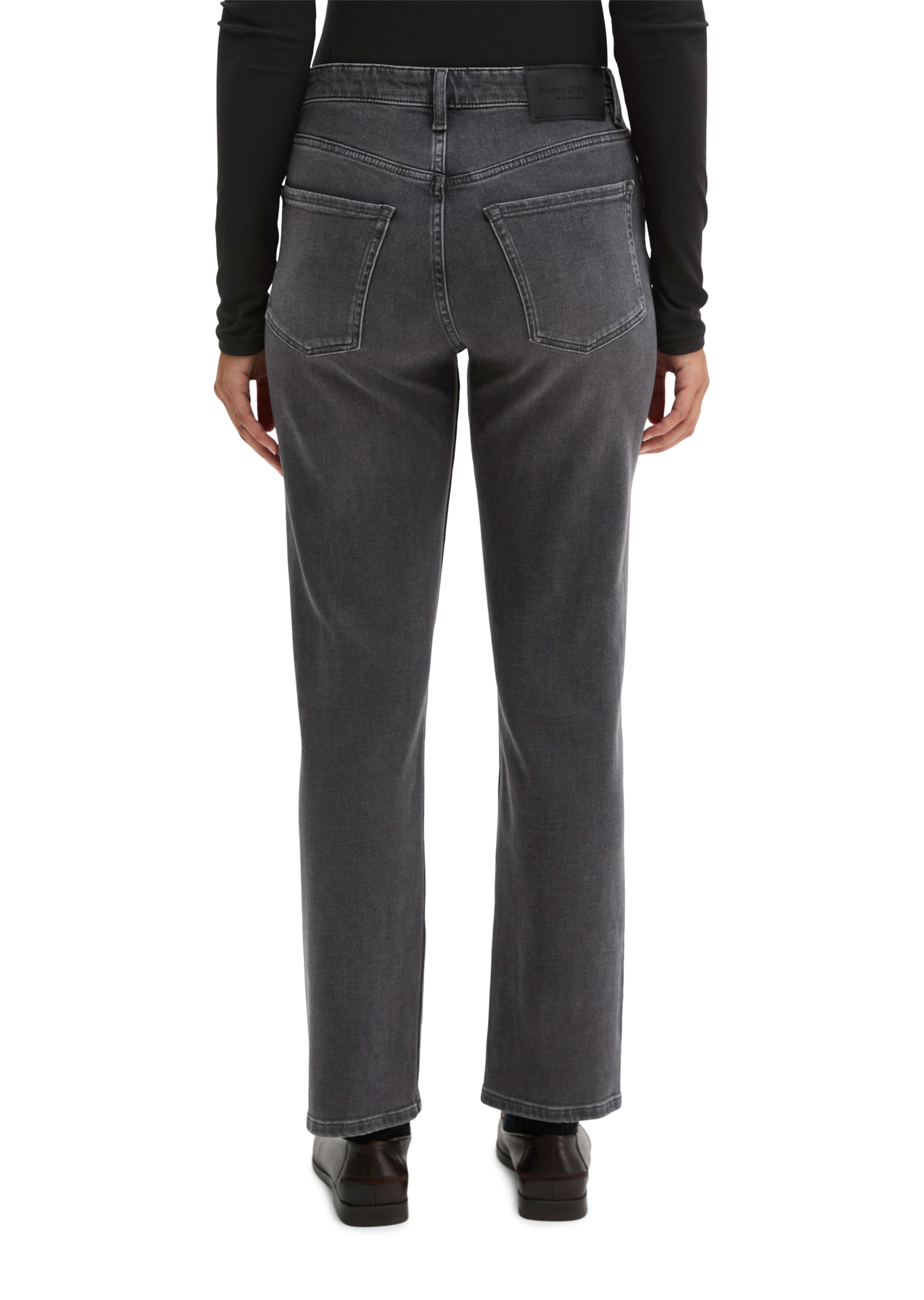 Marc O'Polo Regular Jeans 'Linde' in Grey: back