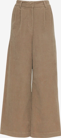 brūns mazine Klasiskas bikses 'Niona': no priekšpuses