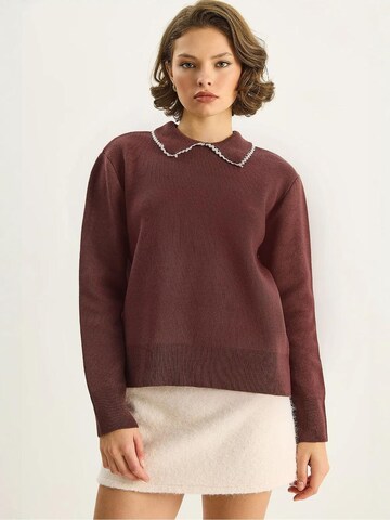 Bianco Lucci Pullover 'Pullover'‌ in Lila: Vorderseite