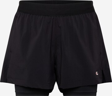 Champion Authentic Athletic Apparel Regular Sportshorts in Schwarz: predná strana