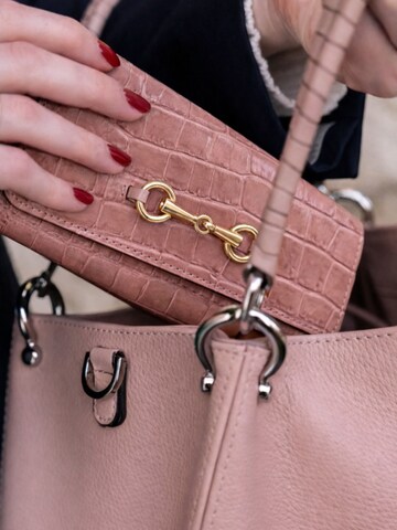 Cheval Firenze Portemonnee 'GRANT CROC' in Roze