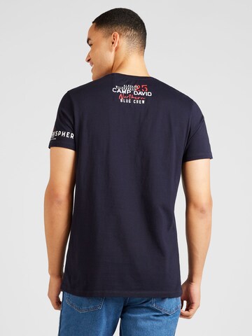 Tricou 'Alaska Ice Tour' de la CAMP DAVID pe negru