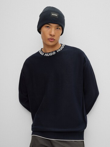 HUGO Beanie 'Xevon' in Blue