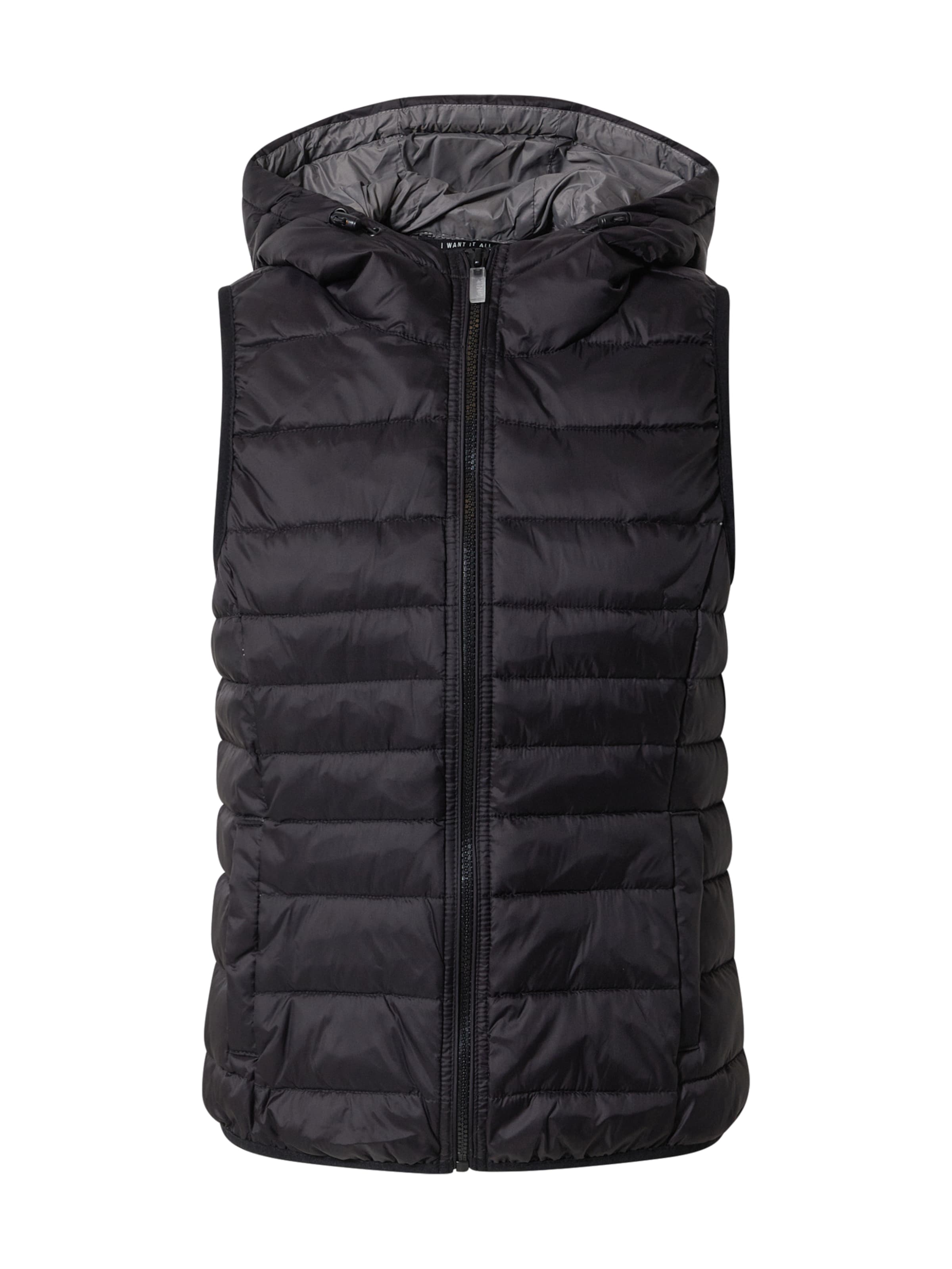 ONLY Bodywarmer 'ONLNew Tahoe' in Zwart: voorkant