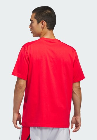 ADIDAS PERFORMANCE Performance shirt 'Basketball Graphic' in Red