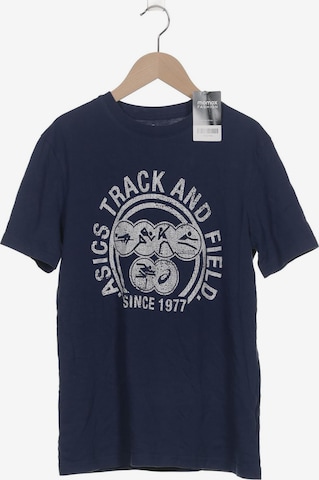ASICS T-Shirt M in Blau: Vorderseite