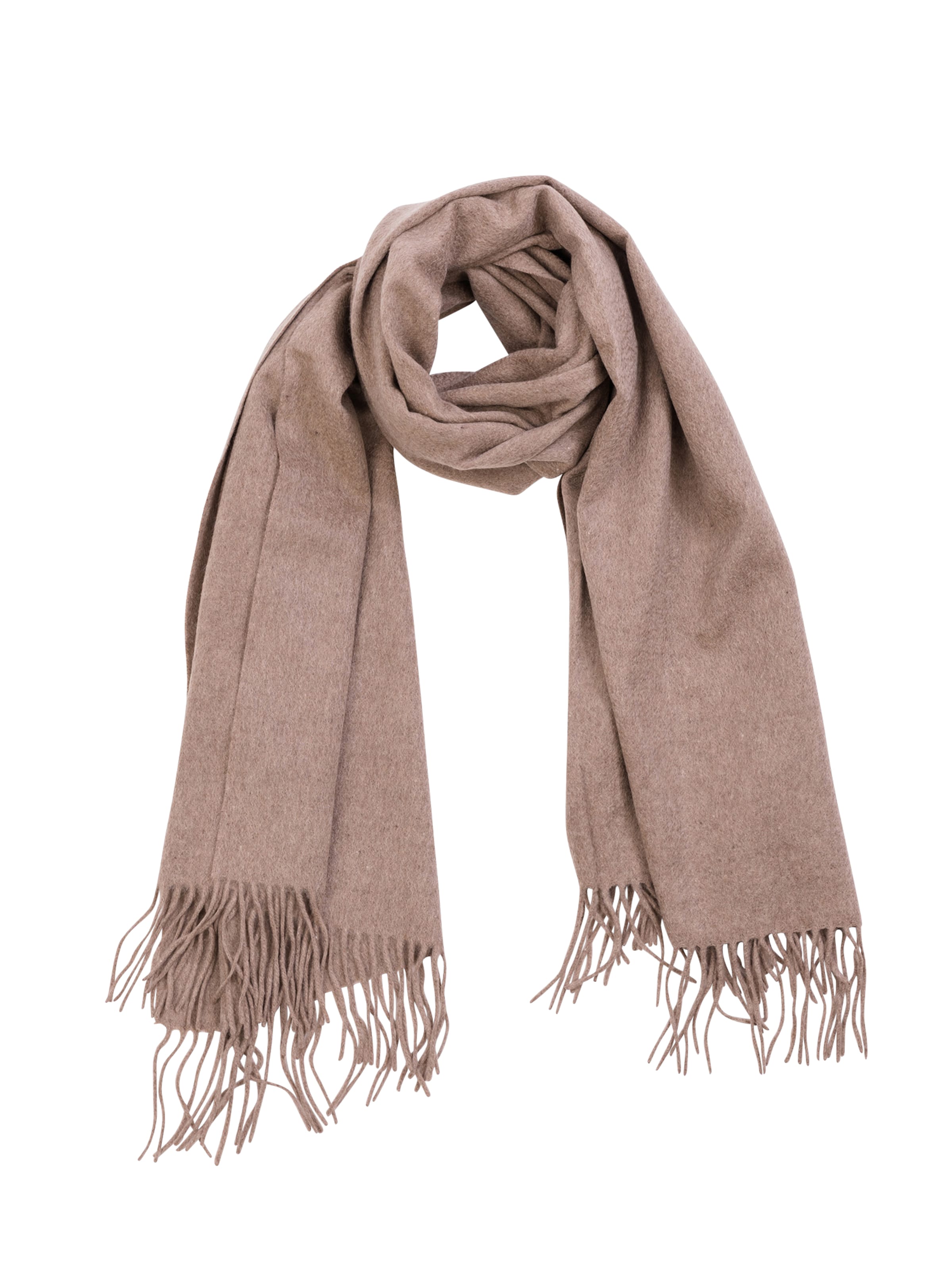 Écharpe CASH-MERE.CH en marron : devant