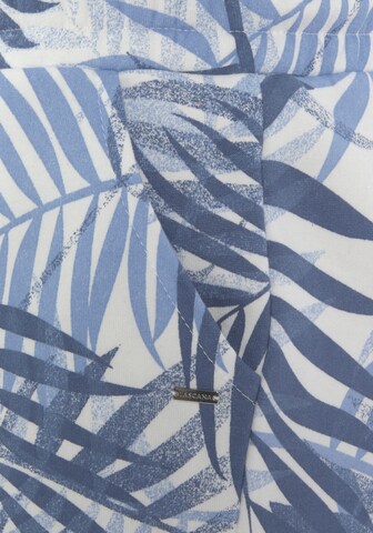 LASCANA Regular Pyjamabroek in Blauw