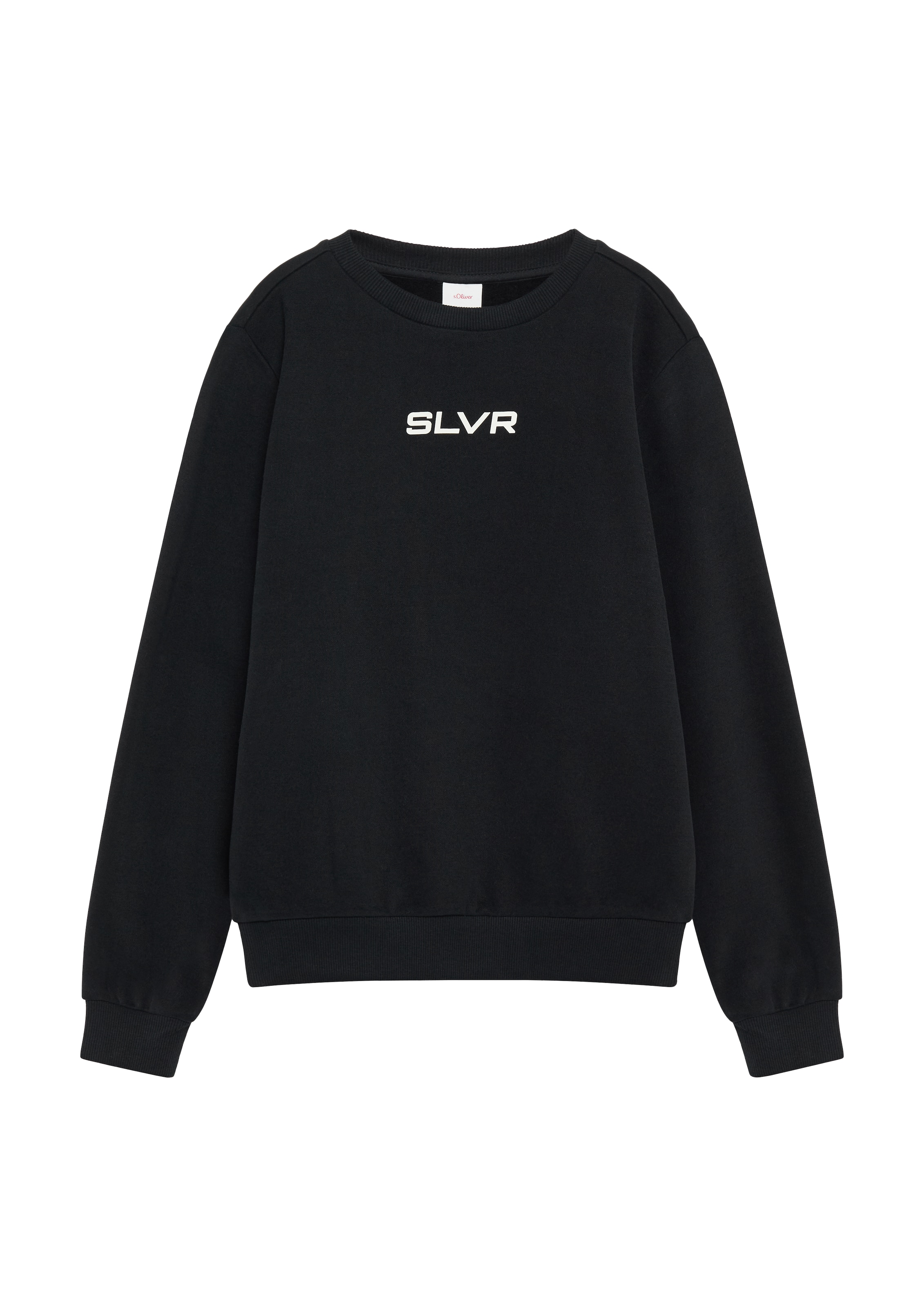 s.Oliver Sweatshirt in Schwarz: Vorderseite