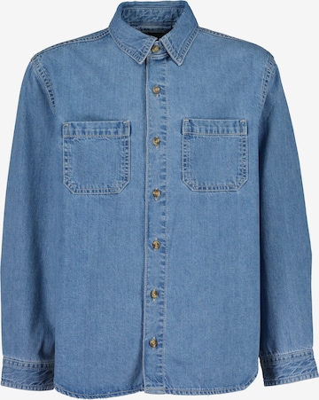 BLUE SEVEN - Ajuste regular Camisa en azul: frente