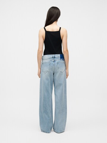 KARL LAGERFELD JEANS Bő szár Farmer - kék