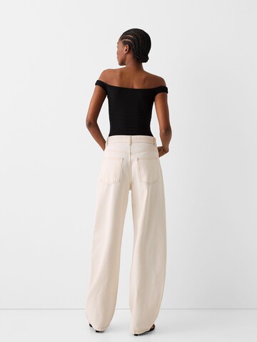 Bershka Shirt bodysuit in Black