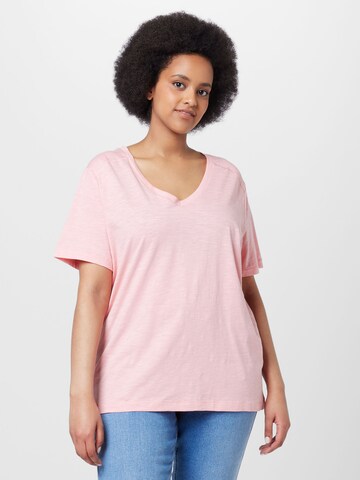 Esprit Curves Shirt in Roze: voorkant