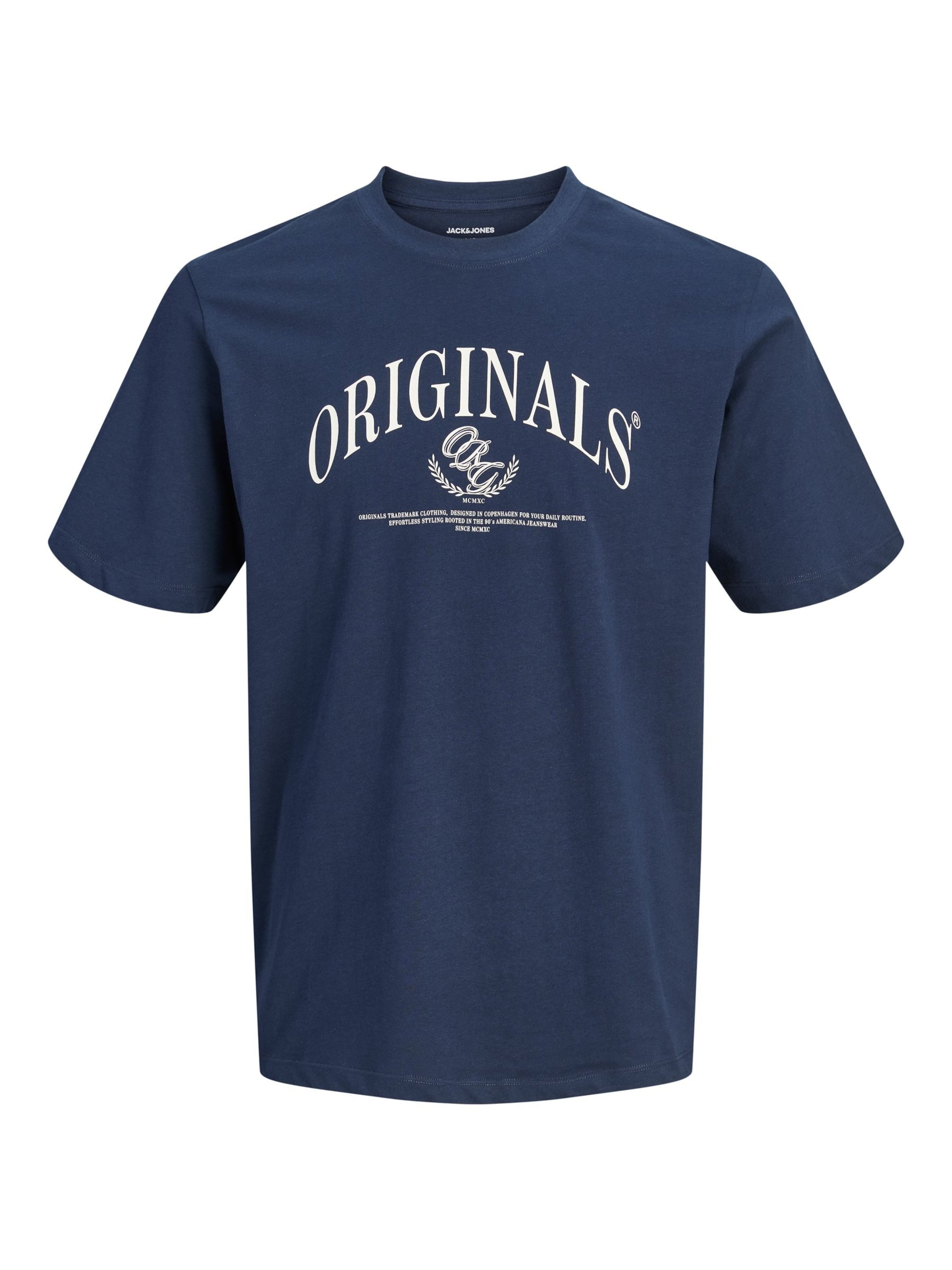 T-Shirt JACK & JONES en bleu : devant