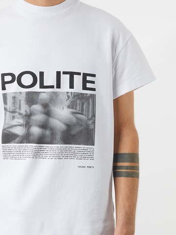 Young Poets T-Shirt 'Daylen' in Weiß