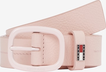 Tommy Jeans Ζώνη σε ροζ: μπροστά