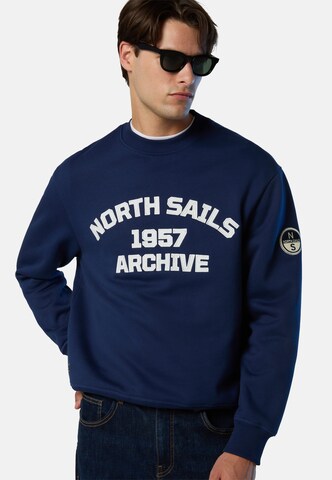 North Sails Sweatshirt i blå