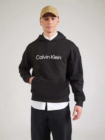 Felpa di Calvin Klein in nero: frontale