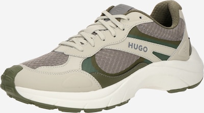 HUGO Niske tenisice 'GO2_Merpu' u boja pijeska / siva / maslinasta / tamno zelena, Pregled proizvoda