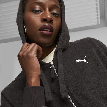 PUMA Sweatjacke 'Her' in Schwarz