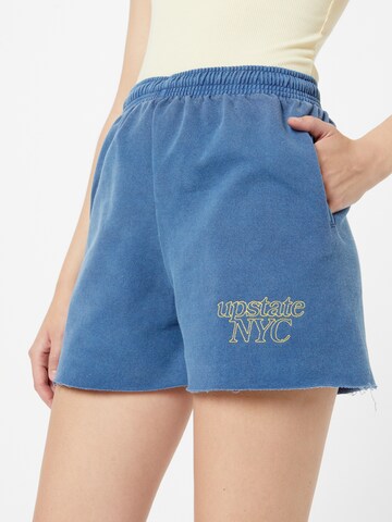 TOPSHOP Normalny krój Spodnie w kolorze niebieski