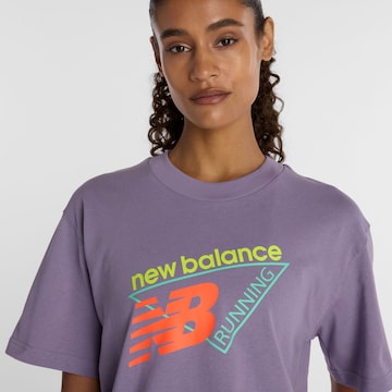 new balance T-Shirt 'Classic' in Lila