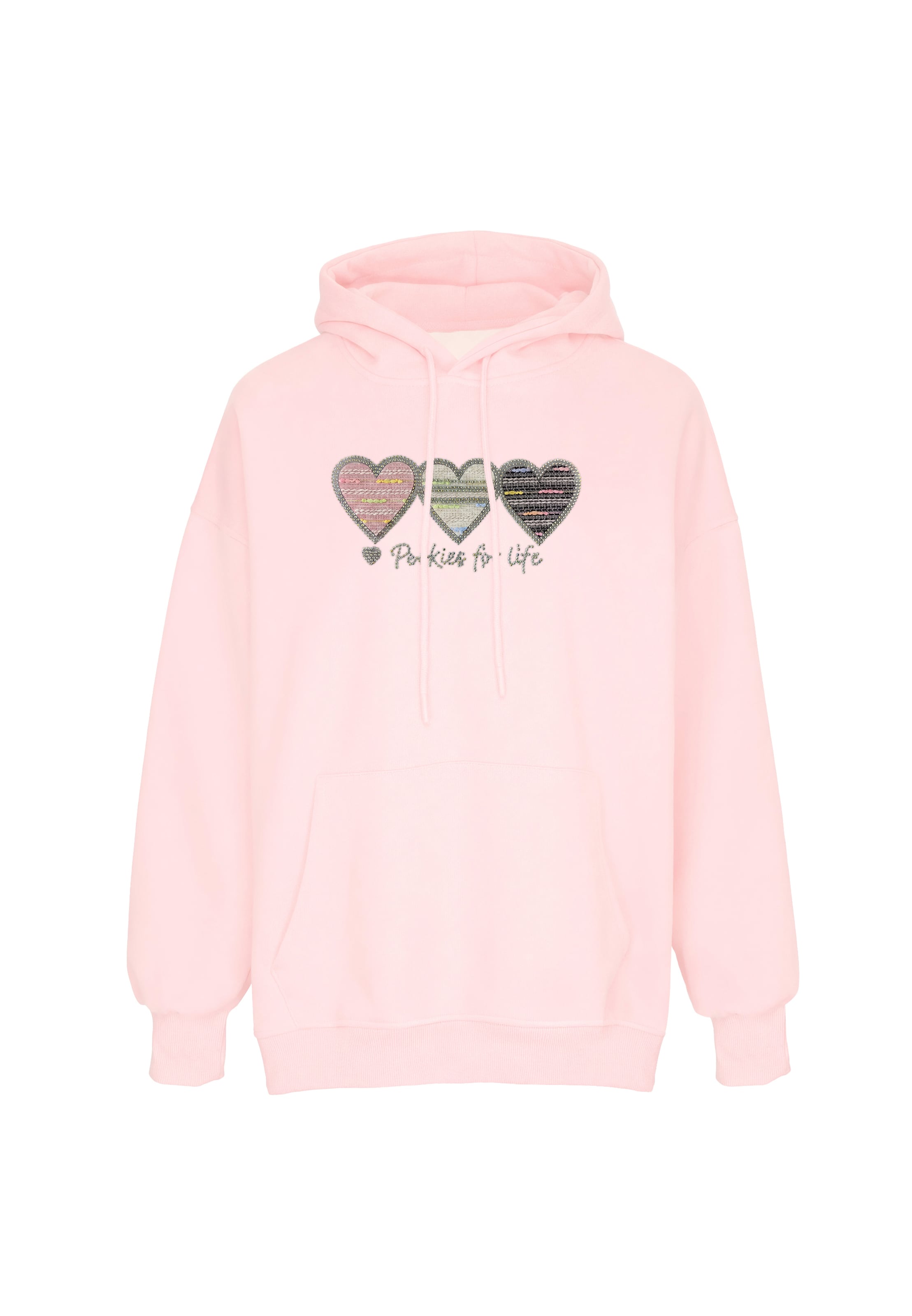 Sweat-shirt MYMO en rose : devant