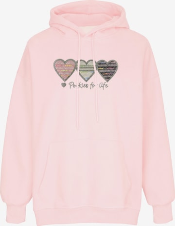 Sweat-shirt MYMO en rose : devant