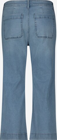 Cartoon Bootcut Jeans in Blau