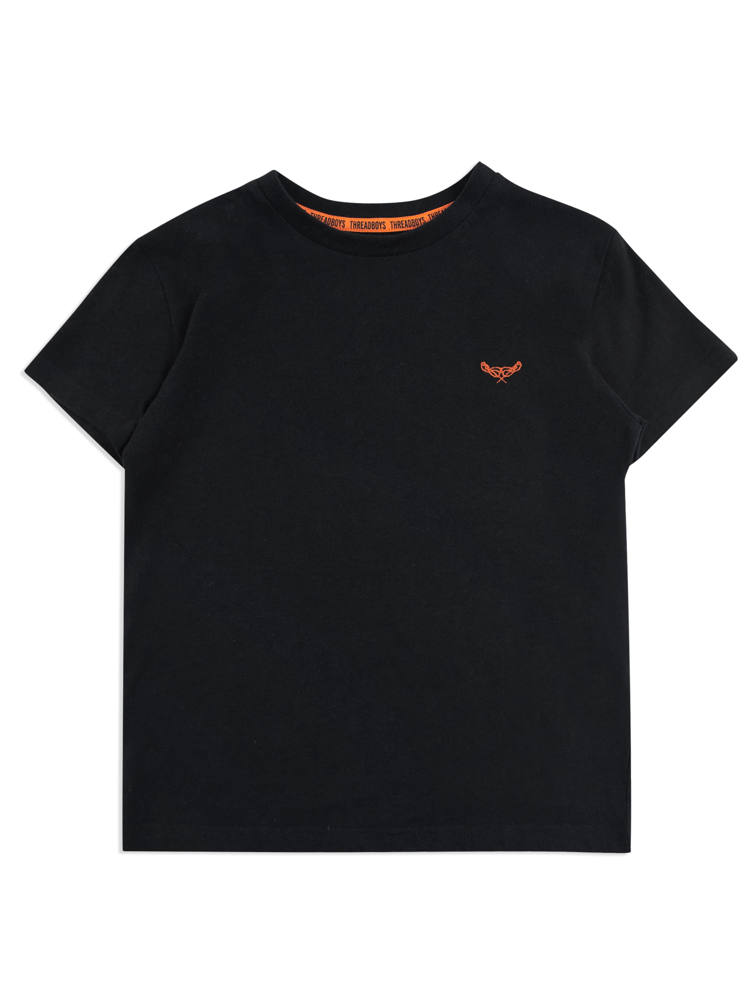 Kinder Teens (Gr. 140-176) Threadboys T-Shirt 'Ronaldo' in Orange, Schwarz - GX71840